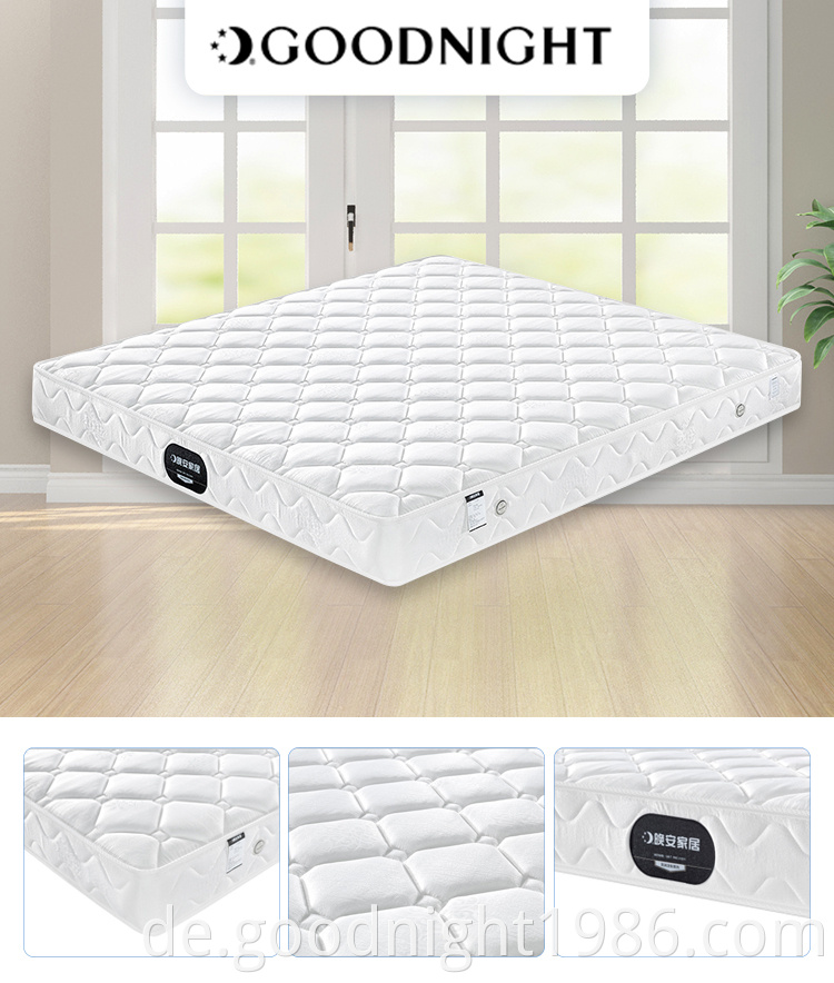 Bett- und Matratzenset King Pocket Spring Hersteller Großhandel Matratze 78 Zoll 72 Zoll OEM Double Memory Foam Matratze